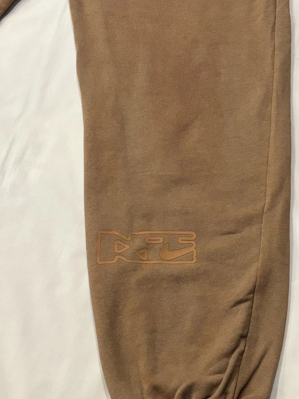 Nike Run Club NRC Fleece Joggers Sweatpants Washed Brown High Waist Women’s XXS